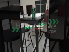 Design de meubles de bar Table de bar en bois