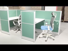 Bureau de bureau en aluminium rouge pour bureau 2 4 6 sièges