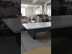 Classique grande conférence longue table 12 personnes bureau de réunion