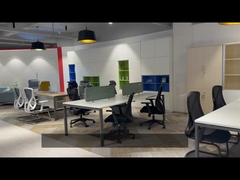 Meubles de bureau bureau exécutif moderne en forme de L