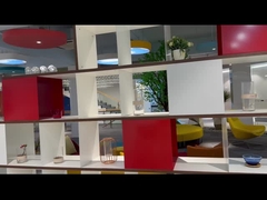 BESTON Meubles personnalisés Diviseur d'espace de bureau en bois Armoire à livres mobile Cube Armoire à livres