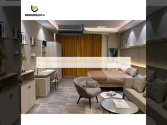 Chaise de loisirs moderne en plastique PP Meubles ergonomiques de salon