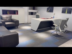 BESTON Luxe Blanc Mdf Directeur Général Ergonomie Directeur Général Bureau Avec tiroirs