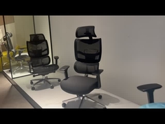 Beston Furniture Chaise de bureau noire en maille anti-vibration