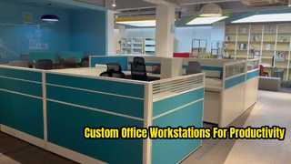 Postes de travail de bureau modulaires personnalisés pour une productivité moderne