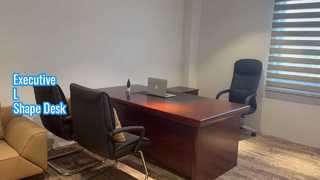 Look : le bureau Boss le plus classique mais en forme de L