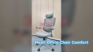 Beston Furniture Chaise de bureau ergonomique en maille Confort et soutien