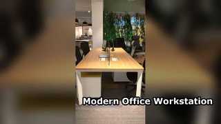Bureau de poste de travail modulaire avec tiroir