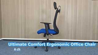 Chaise de bureau ergonomique en maille Beston pour un confort toute la journée