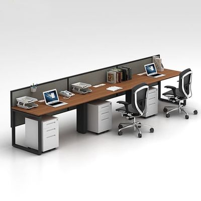 Poste de travail de bureau OEM Poste de travail pour 3 personnes