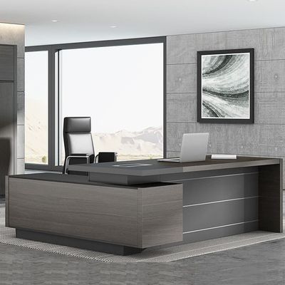 Le mobilier de bureau exécutif de la taille 1800mm place l'ODM avec des tiroirs