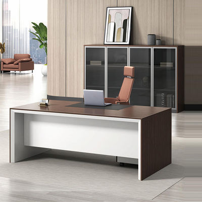 Bureaux de direction Boss en bois H 750 mm Tables de directeur classiques