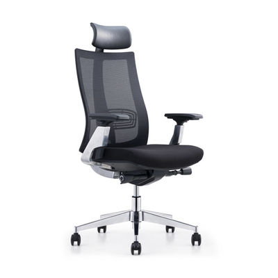 Chaise de bureau noire de maille d'anti vibration moderne avec l'appui lombaire réglable