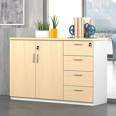Bibliothèque en bois de porte des classeurs 2 de bureau de 47 pouces avec la serrure