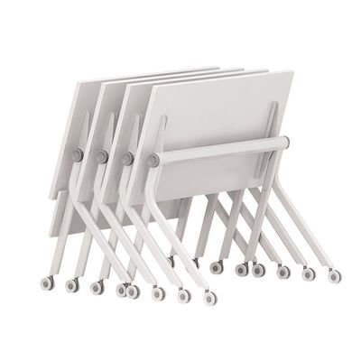 Longévité se pliante en bois de Tableau de formation pliable en acier en bois avec des roues