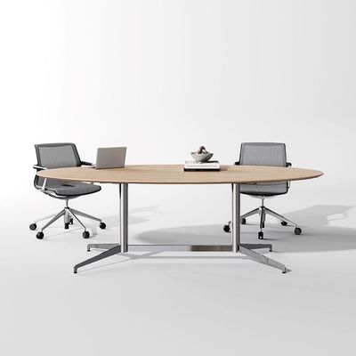 70.8 Incn Office Conference Table Table de réunion ovale pour 4 personnes