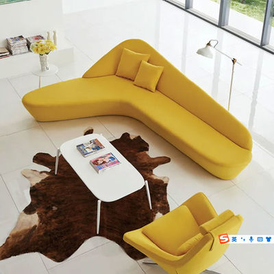 Ensemble de canapé en tissu confortable respirant de canapé de mobilier de bureau ISO