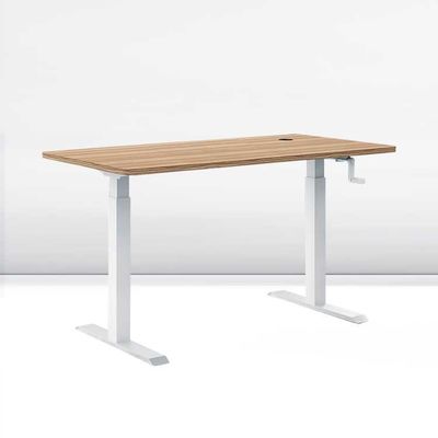 Table debout de levage manuelle de bureau réglable en hauteur de bureau de 1,2 m