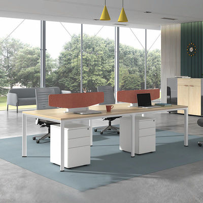 Station de travail de bureau ouvert modulaire pour 4 personnes Staff Station de travail Bureau Bureau