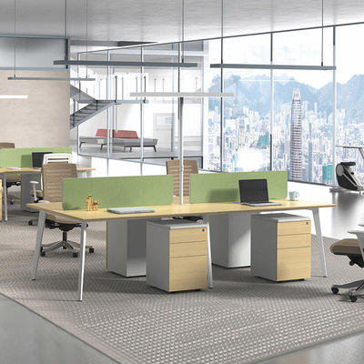 Meubles de bureau Verts 4 sièges Bureau Bureau Bureau Cubicle de travail pour 5 personnes