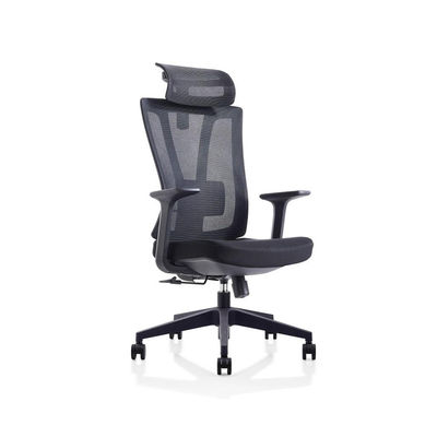 Chaise de bureau en maille de design moderne avec le guidon en métal 3D et les roues en nylon haut de gamme