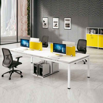 Blanc 4 personnes Bureau Cubicle poste de travail Personnel poste de travail ouvert