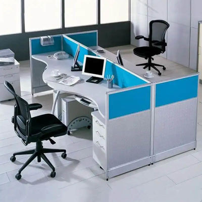 Bleu 2 4 6 Personnes Arc de bureau Station de travail Bureau Meubles de bureau