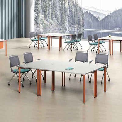 Bureau de bureau modulaire avec plateau en MDF de 25 mm d'épaisseur et garantie de 3 ans pour postes de travail