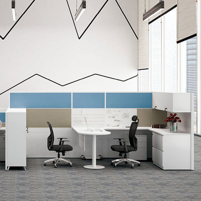 Centre d'appels de bureau Mobilier en aluminium modulaire 2 places Bureau bureaux
