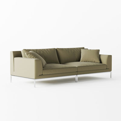 Canapé de bureau en cuir vert ensemble de meubles en cuir en PU canapé moderne