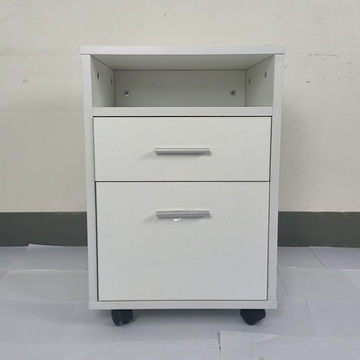 Armoire à piédestal en bois mobile à 2 tiroirs sous bureau Armoire de rangement de bureau