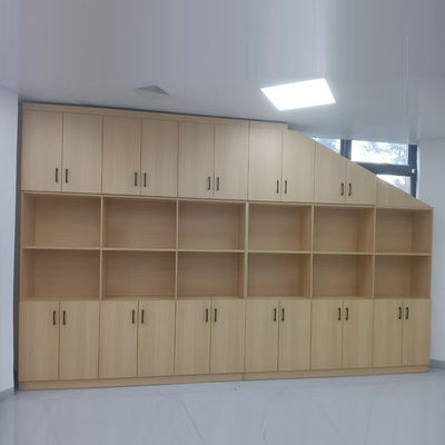 Armoire de dossiers en carton de mélamine de taille personnalisée avec emballage pour bureau et bibliothèque