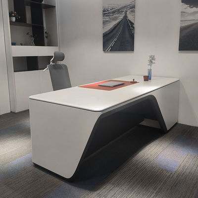 Fabricants OEM Meubles de bureau Bureau de gestion blanc Bureau de direction Bureau de direction
