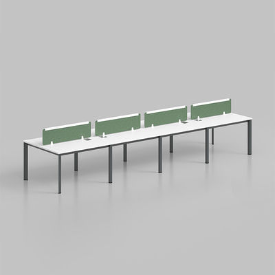 Meubles de bureau en bois modernes Personnel Table d'ordinateur Bureau pour 8 personnes