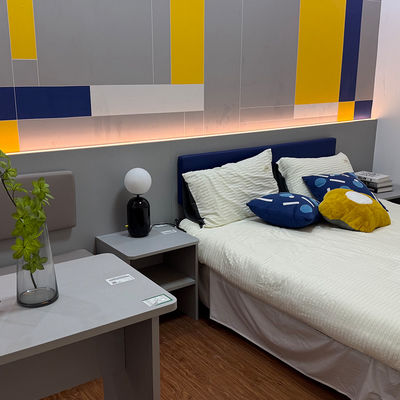 Ensembles de meubles de chambre d'hôtel en bois modernes et personnalisés, pour appartements