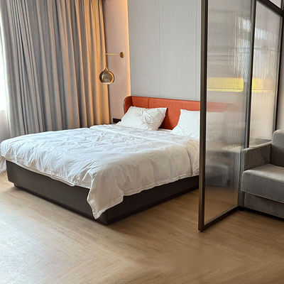 Hôtel moderne Chambre de luxe Chambre d'hôtel Ensemble de lit Cadres de lit Lit avec tête de lit