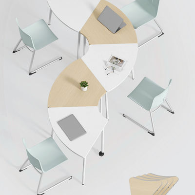 Table de formation pliante au design moderne, longue et mobile, pour conférence