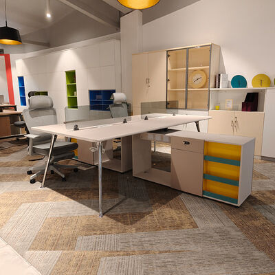 Tableau de bureau modulaire de haute qualité en bois pour 4 personnes