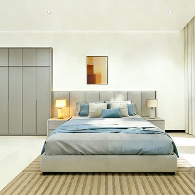 Ensembles de meubles d'hôtel en cuir au design moderne personnalisé pour chambres d'hôtes 5 étoiles