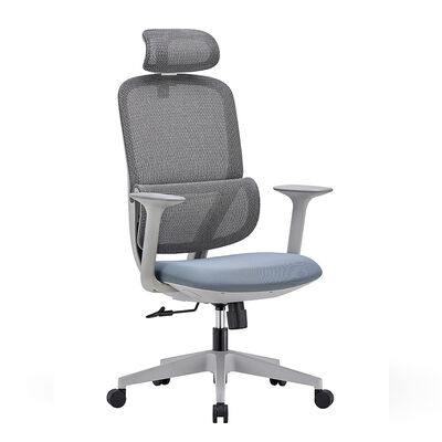 Chaise de bureau exécutive avec dossier en maille respirante, hauteur réglable et pivot à 360° pour un soutien ergonomique