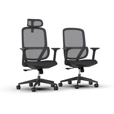 Chaise de travail réglable noire Meubles de bureau pour la maison Mesh Chaise de bureau exécutive Meubles