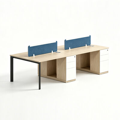 Taille personnalisée bureaux de bureaux Conçus avec des cartes de mélamine Bureau pour les meubles de bureau modulaires