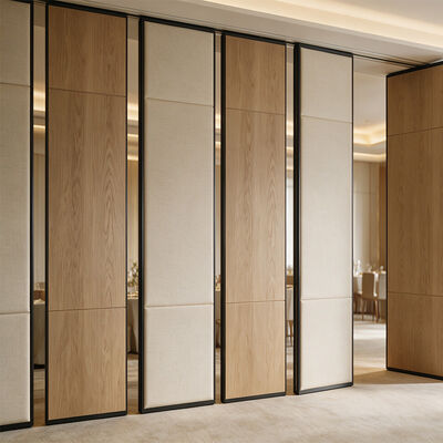 Cloison mobile d'hôtel personnalisable, cloison de séparation de pièce, cloison coulissante pour salle de réunion d'hôtel