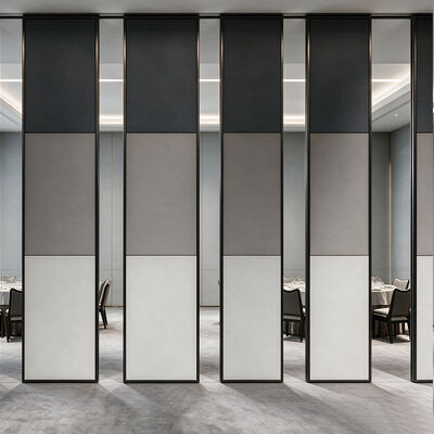 Particules acoustiques mobiles sur mesure, séparateurs de murs en bois pour les bureaux d'hôtel